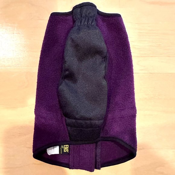 Dickens Closet Purple Fleece Toggle Adjustable Dog Coat Small - Picture 3 of 9
